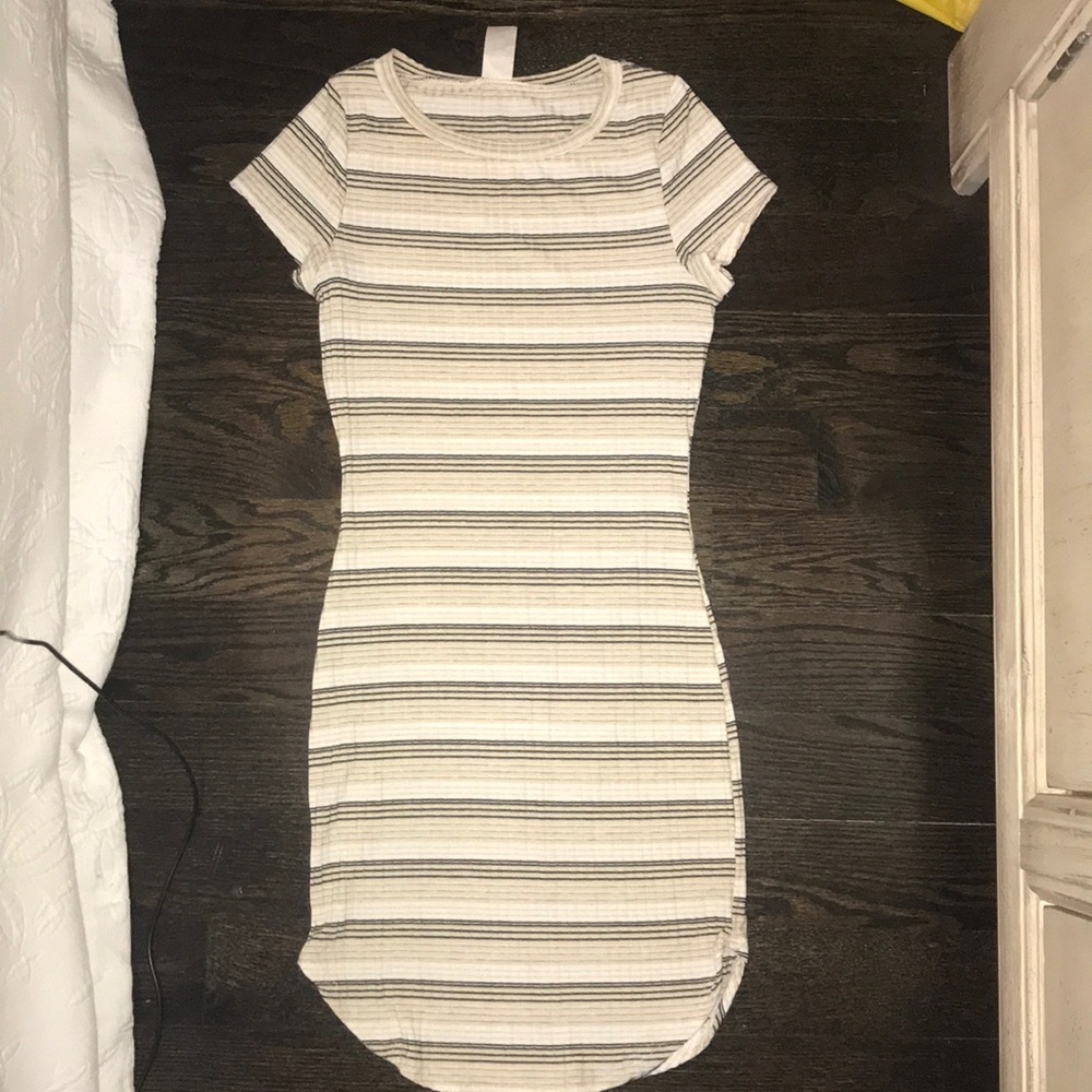 Tight strip dress